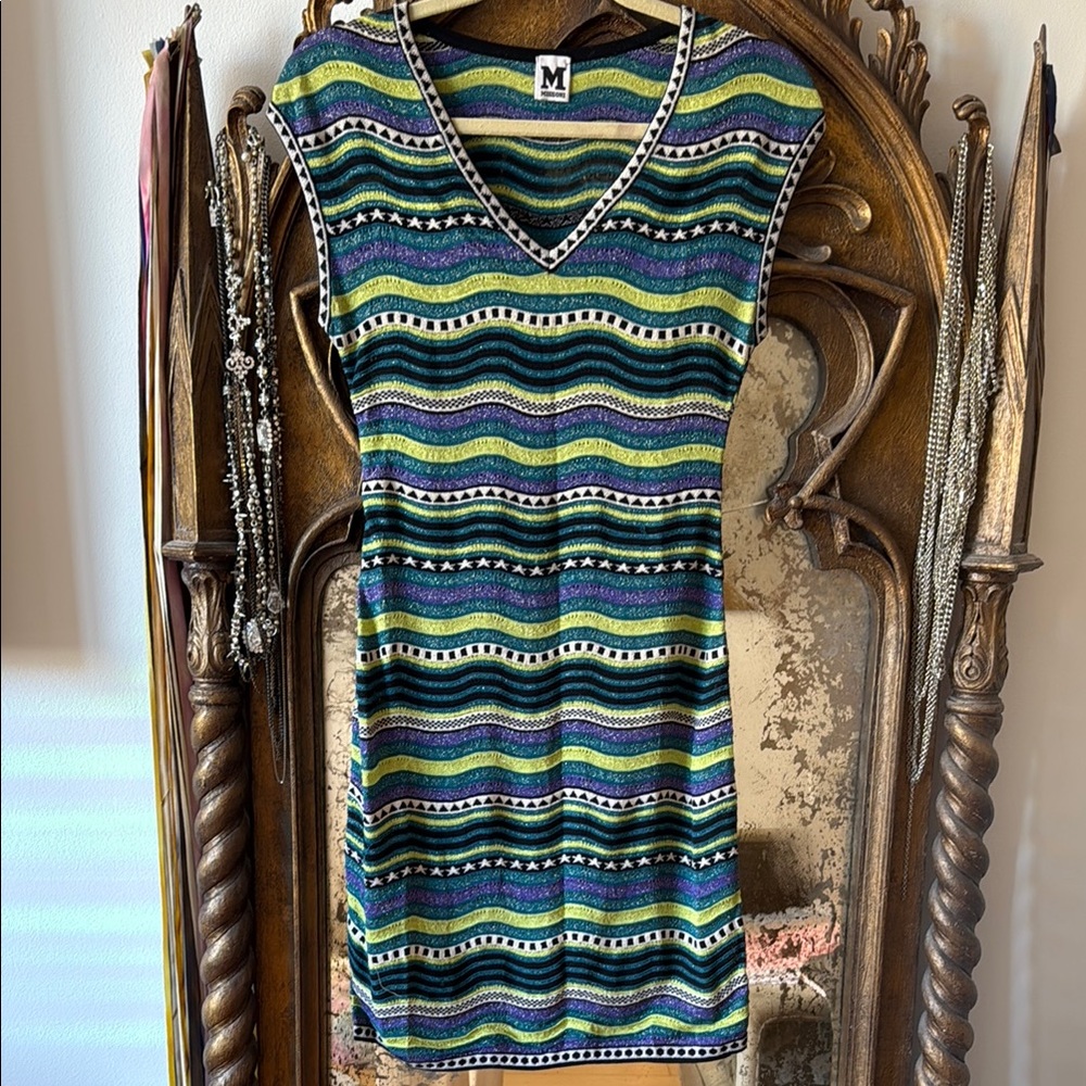 Missoni Multicolor Striped Knit Dress